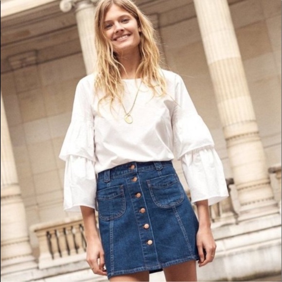 Madewell Dresses & Skirts - MADEWELL DENIM SKIRT SIZE 0